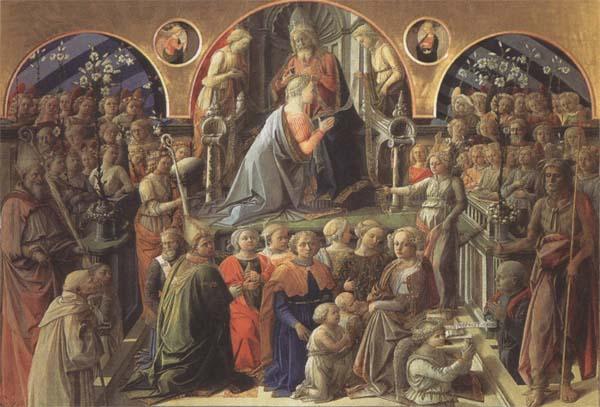 Fra Filippo Lippi Coronation of the Virgin oil painting picture